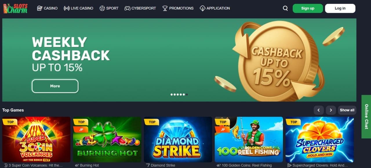 Slots Charm Casino : Non-GamStop Real Money Slot Games